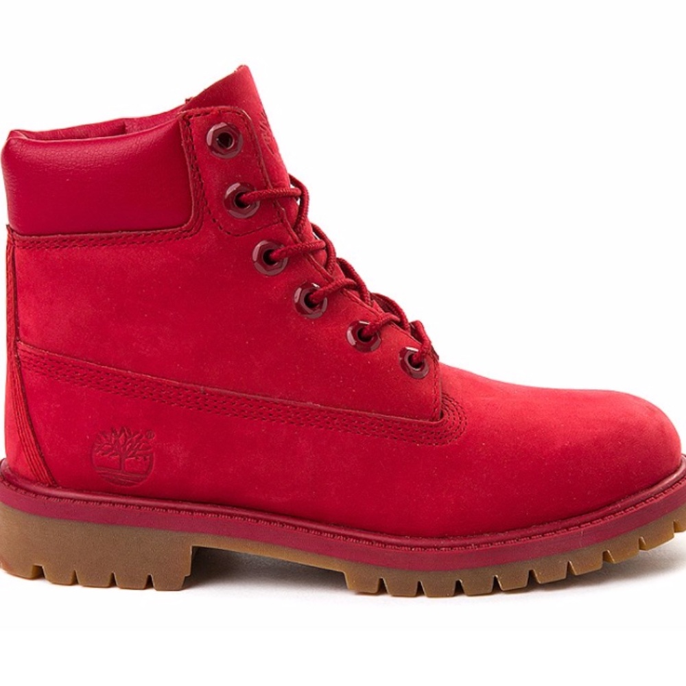 Red Classic Timberlands